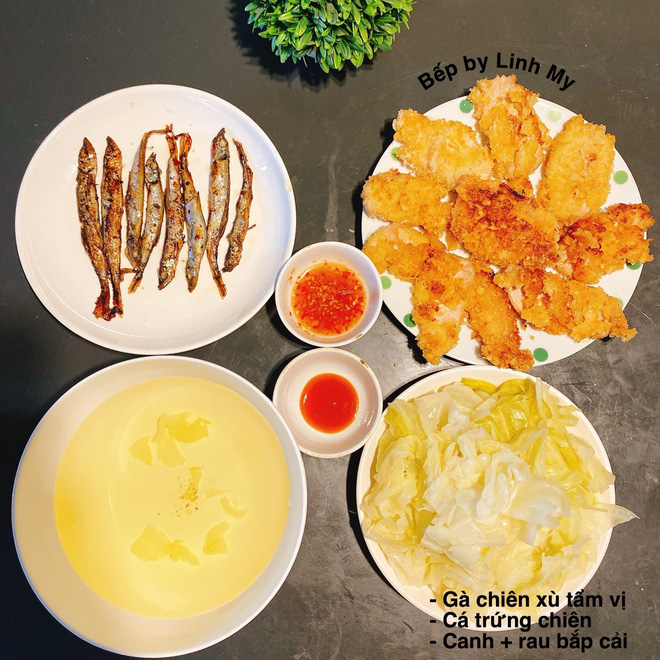 Cô nàng rất siêng năng đổi món để đỡ chán