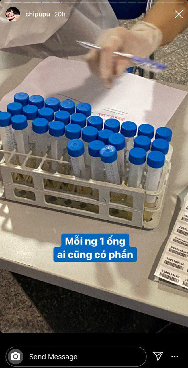 Chi chuẩn bị xét nghiệm Covid-19...