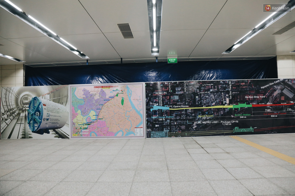 Thông tin và hình ảnh về tuyến Metro.