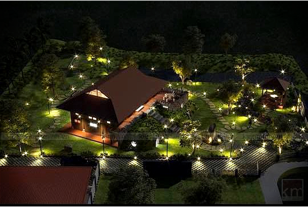 Toàn cảnh căn biệt thự rộng lớn như thủ phủ của Xuân Bắc.