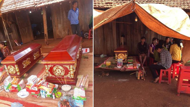 Gia đình đang lo hậu sự cho các nạn nhân xấu số.