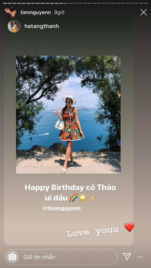 Được chị dâu mừng sinh nhật, Tiên Nguyễn cũng thể hiện tình yêu lại với Hà Tăng