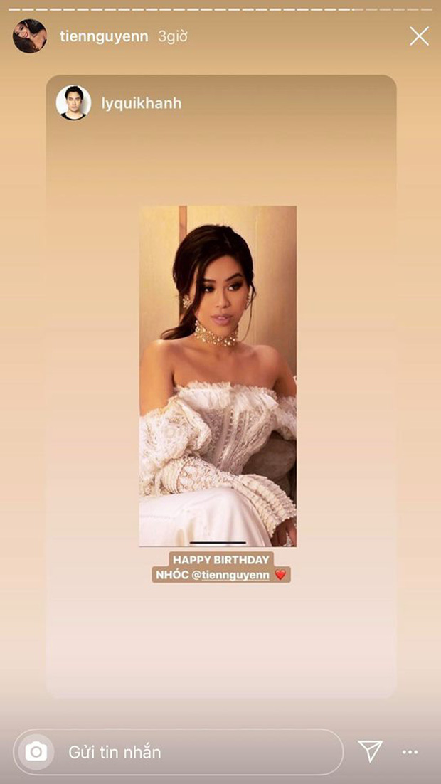 Mặc dù đang xảy ra lùm xùm chuyện kinh doanh, tuy nhiên Lí Quý Khánh cũng không quên gửi lời mừng sinh nhật con gái tỷ phú Hạnh Nguyễn