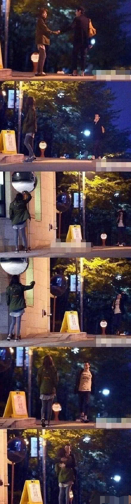 Hình ảnh Jung Kyung Ho không nỡ xa bạn gái đã trở thành một chủ đề nóng trên mạng xã hội.