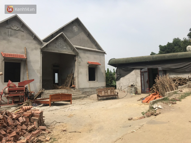 Gia đình nạn nhân đang xây dở căn nhà mới đẹp hơn.