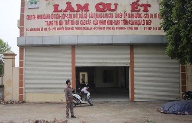Trụ sở Công ty TNHH Lâm Quyết bị đàn em Đường 