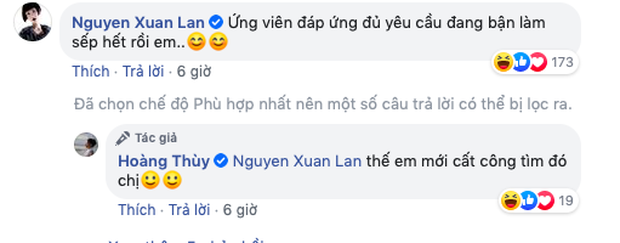 Siêu mẫu Xuân Lan để lại bình luận đầy ẩn ý dưới bài đăng của Hoàng Thùy.
