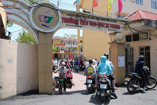 Trường Tiểu học Quang Trung nơi xảy ra sự việc ồn ào vừa qua