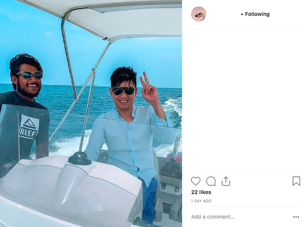 ... bạn trai tin đồn cũng chia sẻ ảnh tương tự tại đây.