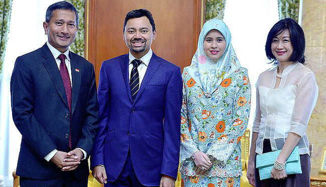 Nhan sắc càng càng trẻ trung của Công nương Brunei.