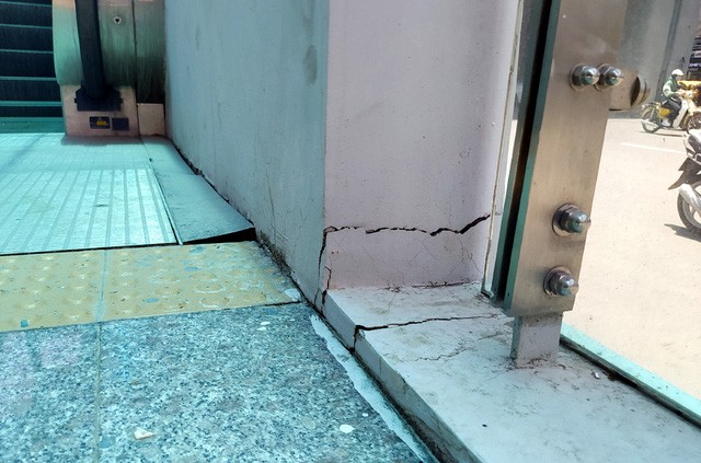 Một số hạng mục dù chưa đi vào hoạt động nhưng đã hỏng hóc.