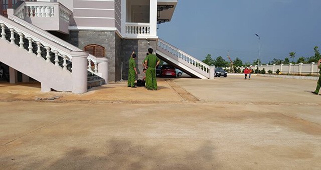 Hiện trường bị cáo Phước tự tử (ảnh TL)