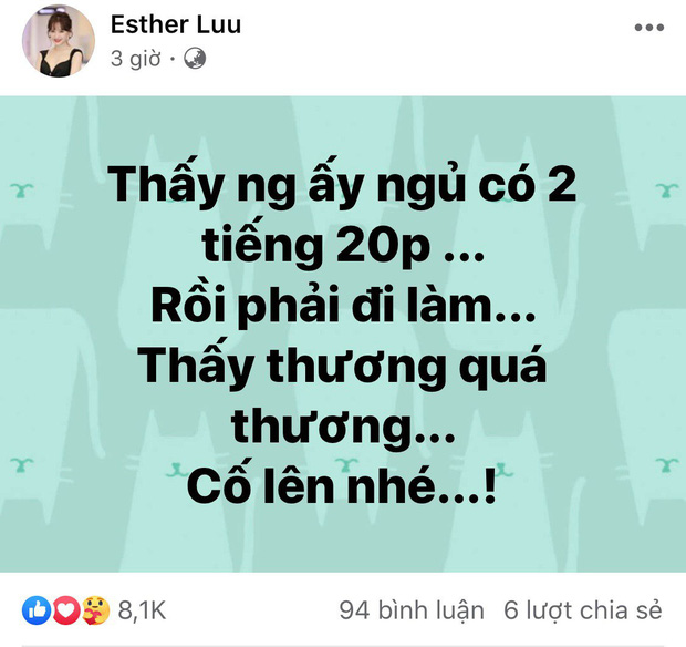 Hari Won xót xa khi thấy Trấn Thành chỉ ngủ hơn 2 tiếng lại tiếp tục phải dậy đi làm