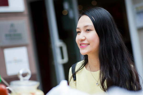 Vẻ xinh đẹp của nàng hotgirl Hà thành một thời.