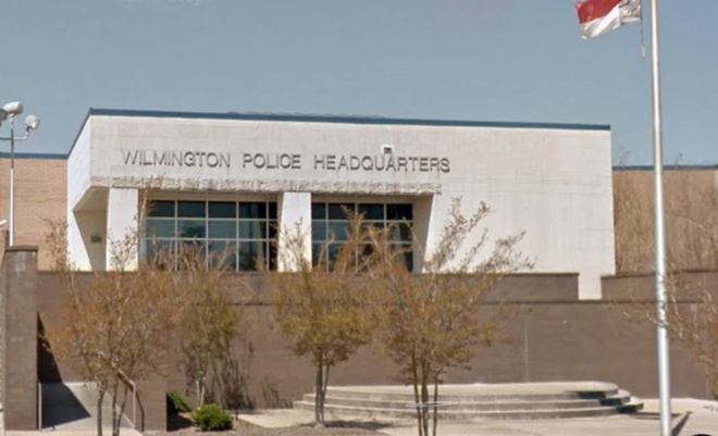 Sở cảnh sát Wilmington, bang North Carolina. Ảnh: Google Street View.