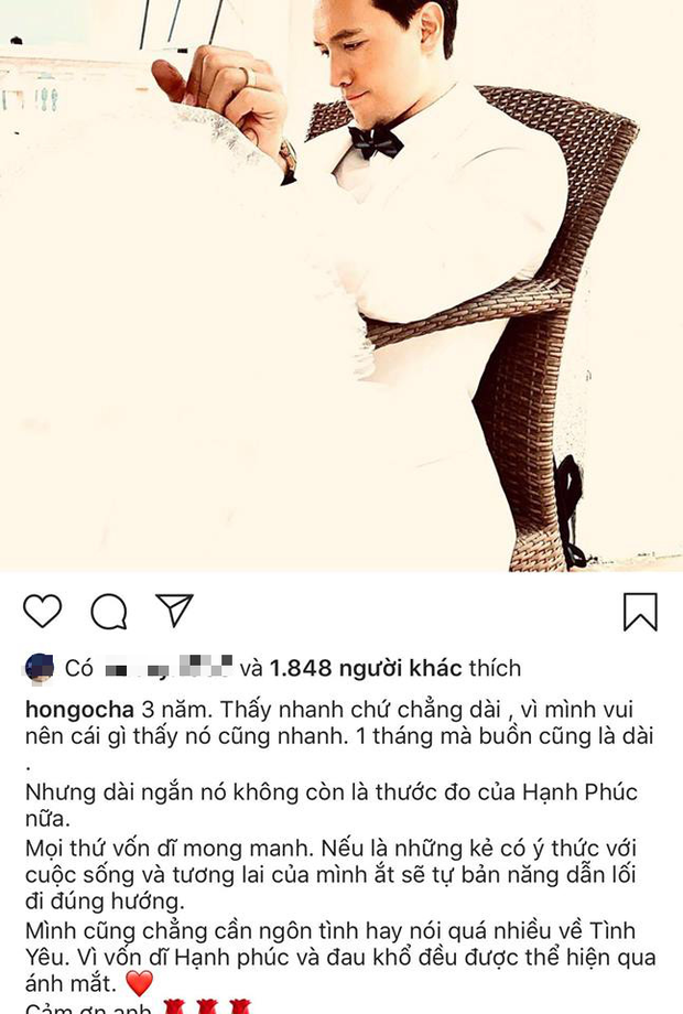 Hà Hồ cũng đáp lại bằng 1 tâm thư dài