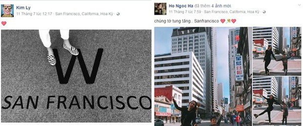 Trước đó 1 năm, Kim Lý cũng ở San Francisco cùng Hà Hồ và gia đình cô.