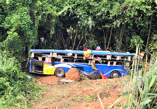 Hiện trường vụ tai nạn.