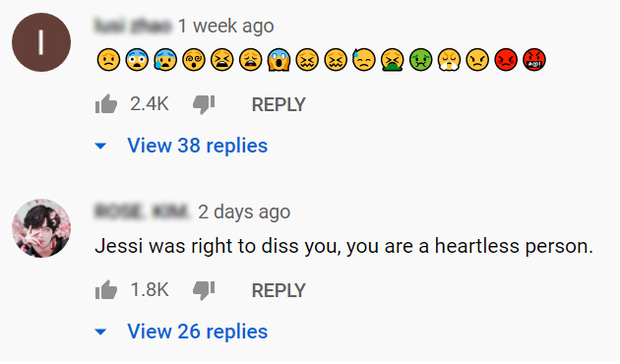 Rất nhiều bình luận thể hiện sự phản đối, giận dữ nhận được nhiều like hơn cả video.