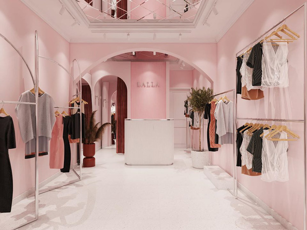 1 cửa hàng thời trang sang chảnh của cô nàng.