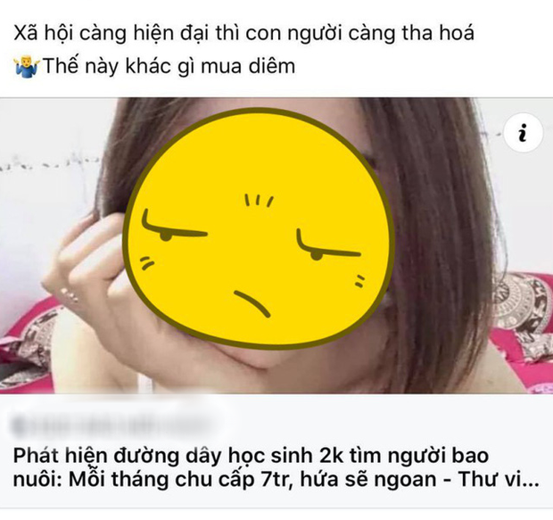 (Bài đăng gốc không che mặt nhân vật)