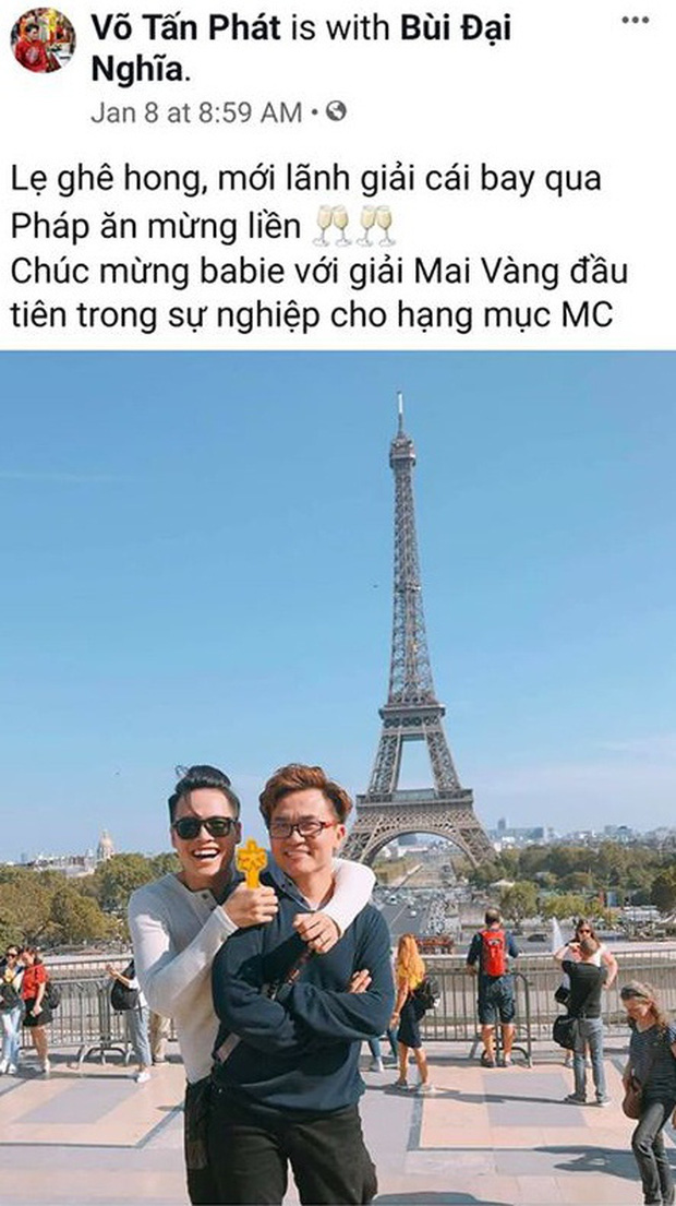 Tuy nhiên, vốn là người kín tiếng trong chuyện đời tư nên MC Đại Nghĩa tới nay vẫn 1 mực giữ im lặng về thực hư mối quan hệ trên mức đồng nghiệp này với đàn em Võ Tấn Phát.