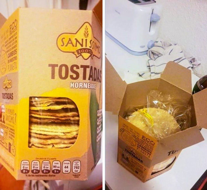 Hoá ra bên trong chỉ được nửa cái hộp thôi nhé mấy bạn!