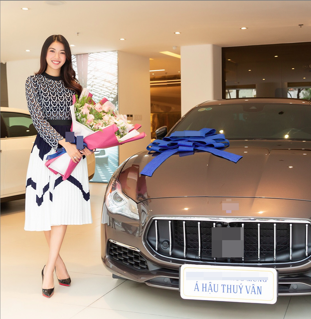 Tháng 9/2018, Thúy Vân còn mạnh tay tậu chiếc xế hộp sang trọng có giá gần 8 tỷ đồng.