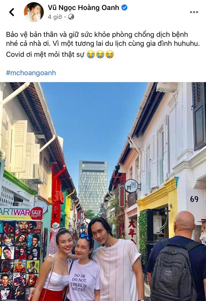 Đang bầu bí sắp sinh, Hoàng Oanh vẫn có động thái chung tay vì cộng đồng