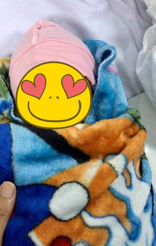 Hình ảnh con gái được Trung Anh đăng tải lên trang cá nhân.