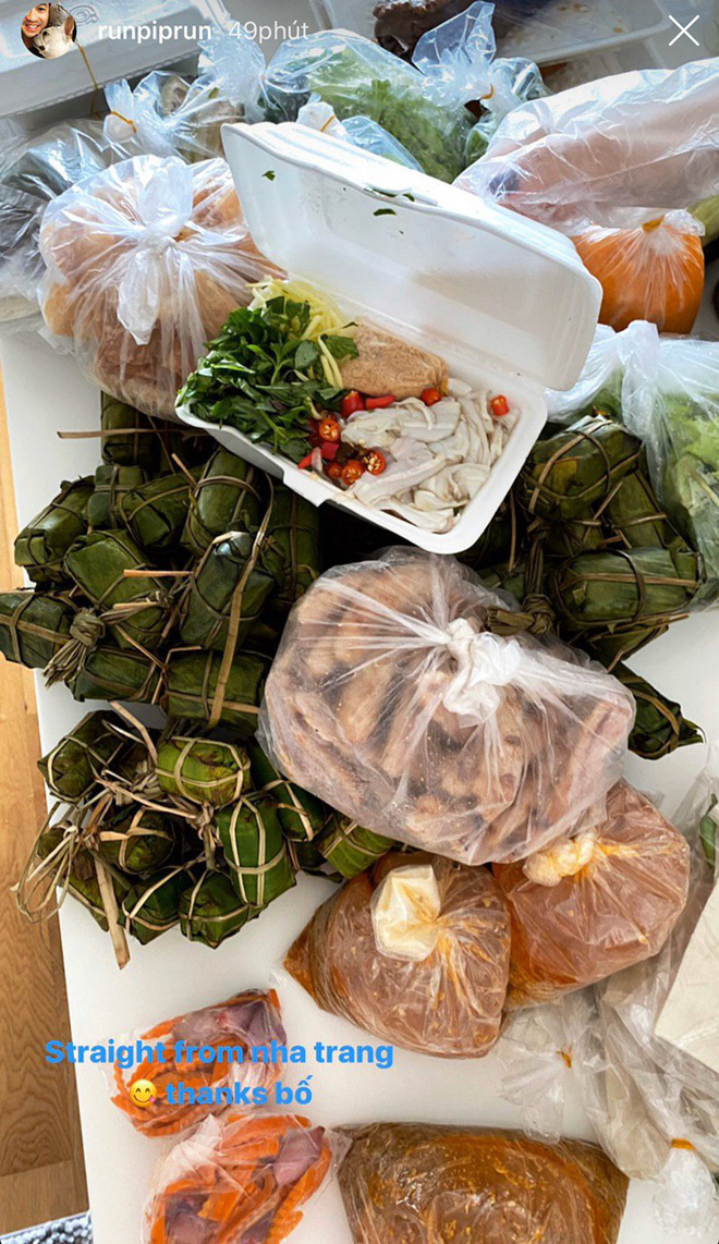 Bố Phillip Nguyễn gửi quà cho Linh Rin