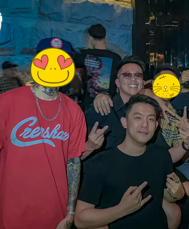 Matt Liu và Tống Đông Khuê trong sinh nhật của người anh bạn thân.