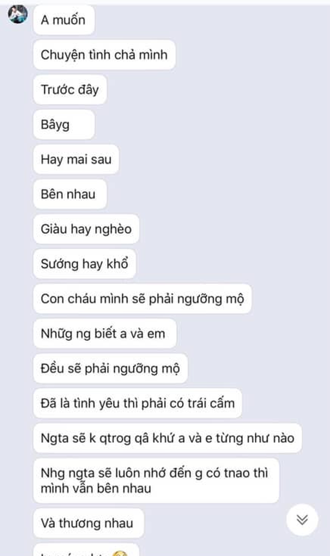 Những câu ngôn tình mà anh ta dành cho vợ sắp cưới