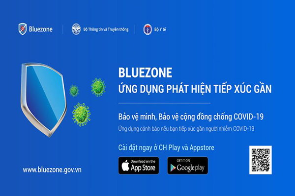 Hãy cài đặt Bluezone để bảo vệ mình, bảo vệ mọi người.