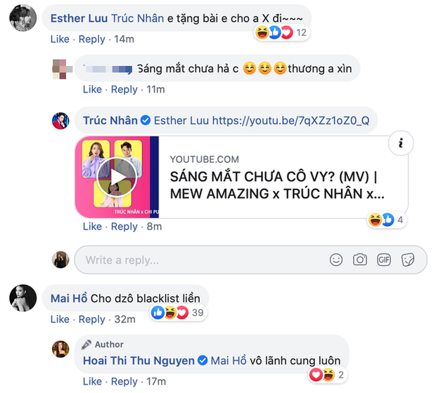 Mai Hồ và Hari Won đều thể hiện sự đồng tình với chia sẻ của Thu Hoài.