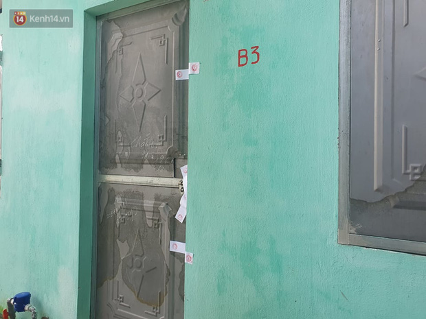 Sau khi khám nghiệm, công an đã niêm phong phòng trọ của Thu.