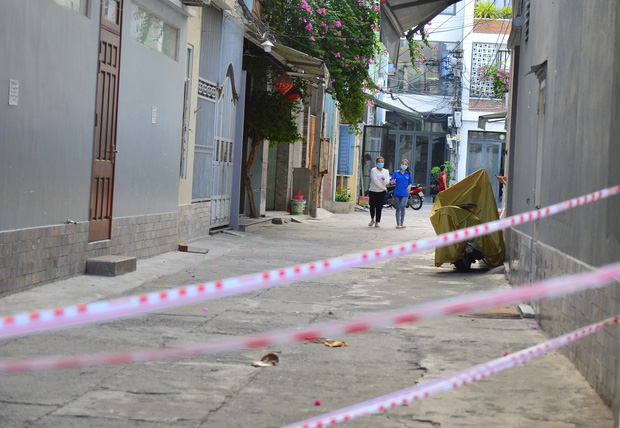 Một khu vực bị phong tỏa vì có người mắc Covid-19