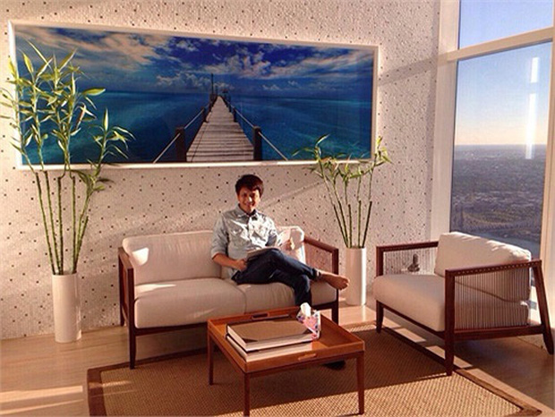 Hình ảnh bên trong căn penthhouse nhà ca sĩ Hà Phương từng được ca sĩ Nguyễn Lê Bá Thắng đăng tải