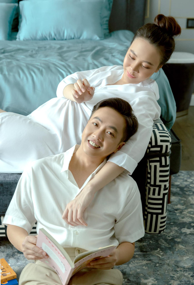 Nhan sắc của Đàm Thu Trang trong thai kỳ cũng thường xuyên nhận được lời khen ngợi