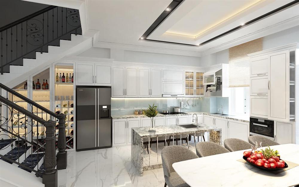 Căn nhà mà vợ chồng Đăng Nguyên mới tậu năm ngoái.