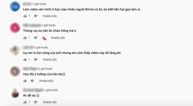 Một loạt bình luận khác cho rằng video 