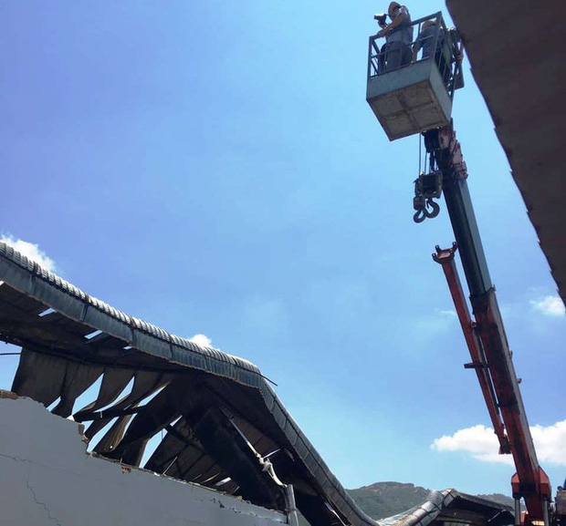 Vụ cháy xảy ra tại kho thành phẩm, vật tư, bao bì đóng gói của nhà máy có diện tích gần 6.000m2.