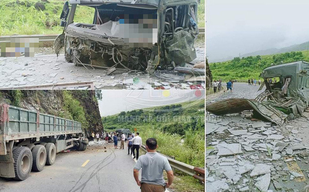 Hiện trường vụ tai nạn.