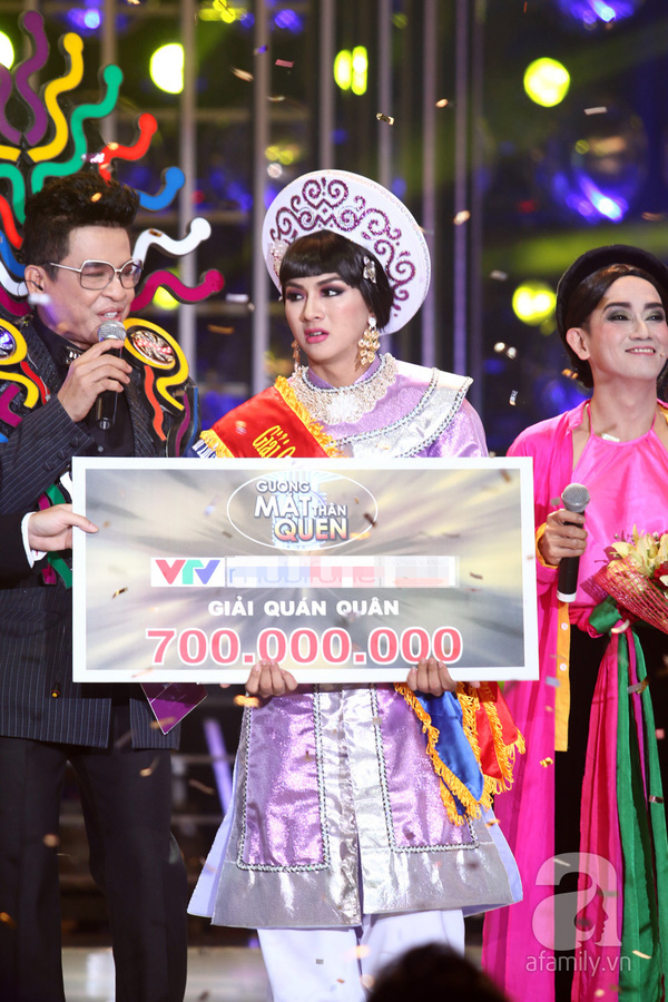 Hoài Lâm đăng quang quán quân Gương mặt thân quen 2014.