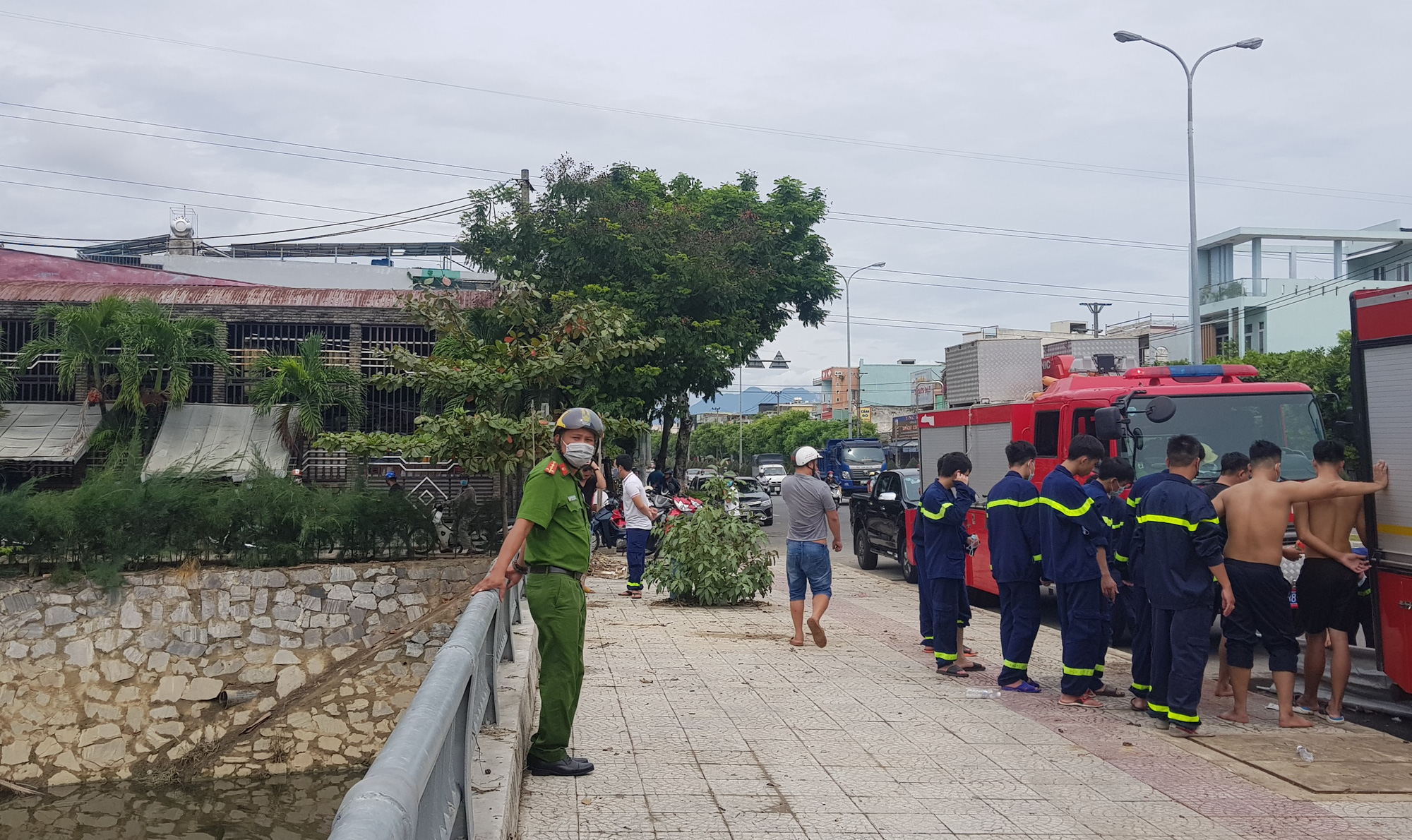 Cống kênh Đa Cô, nơi phát hiện thi thể.