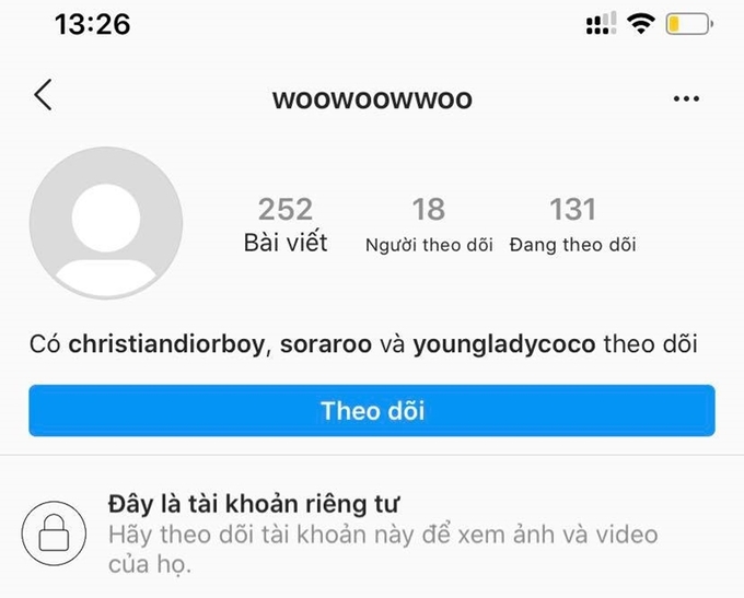 Tài khoản được cho là Instagram riêng tư của Lee Min Ho.