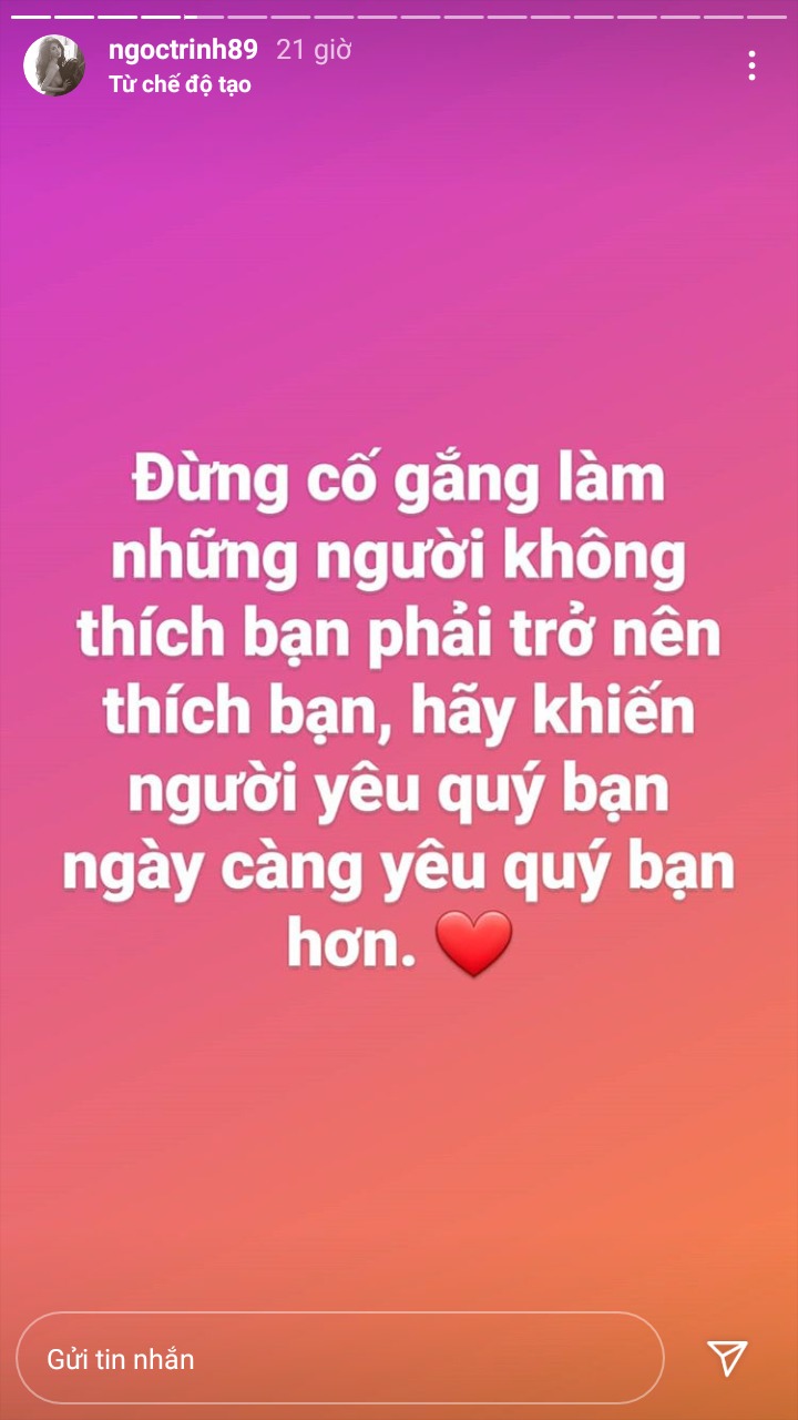 Ngọc Trinh, nũ hoàng nội y, sao Việt