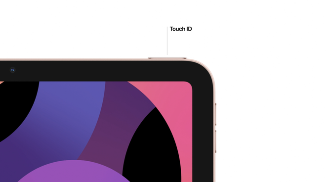 Hệ thống Touch ID trên iPad Air 4