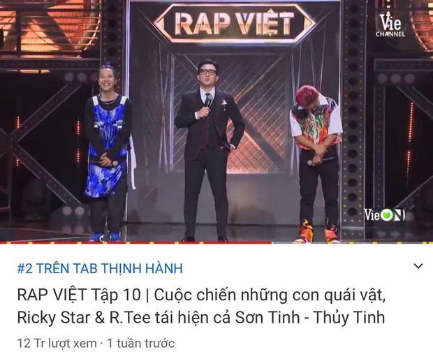 ... giành lấy top 1 trending YouTube từ tập 10