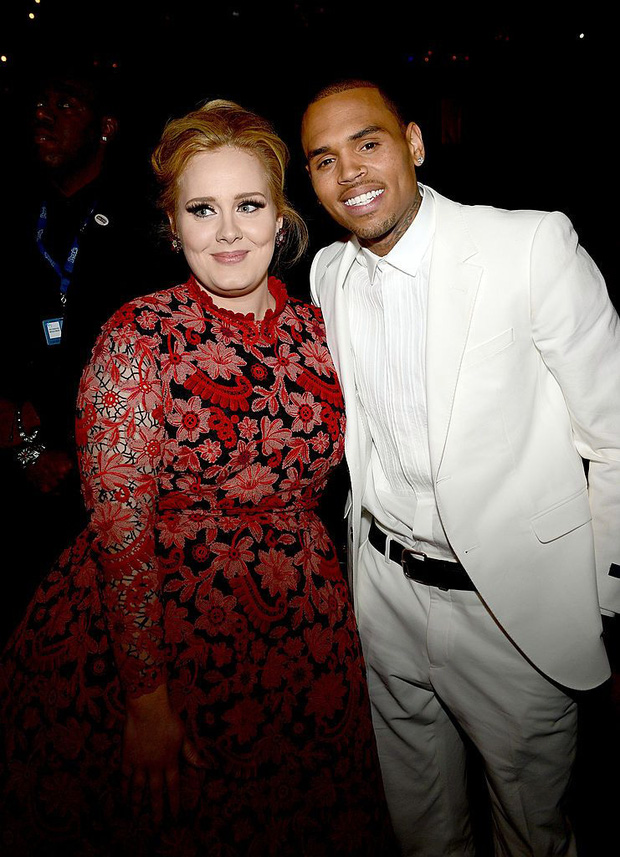Adele và Chris Brown bắt đầu quen biết và trở thành bạn bè từ năm 2013